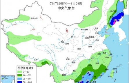 東北地區(qū)東部有強(qiáng)降雨 高溫黃色預(yù)警上線